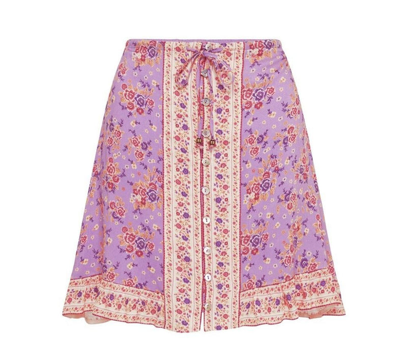 Arnhem Floral 'Harmony' Cami & Mini Skirt Set in Lilac