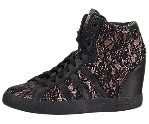 Jeremy Scott Moschino Pour Adidas Lace Hightop Sneakers