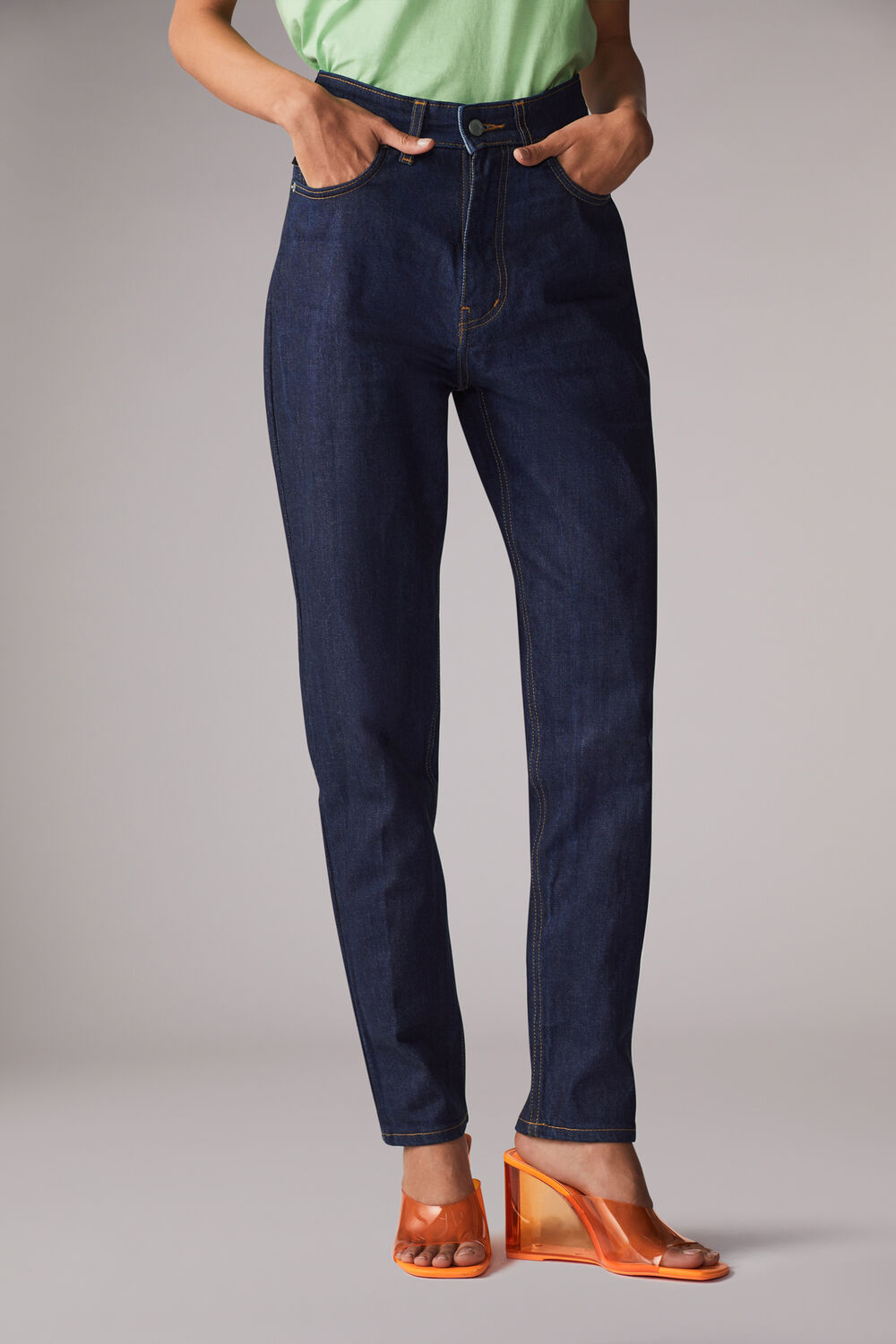 Fiorucci Denim Angels Tara Tapered Jeans Blue