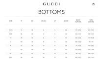 Gucci size chart Re_find Preloved