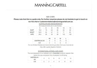 Manning Cartell Size Chart