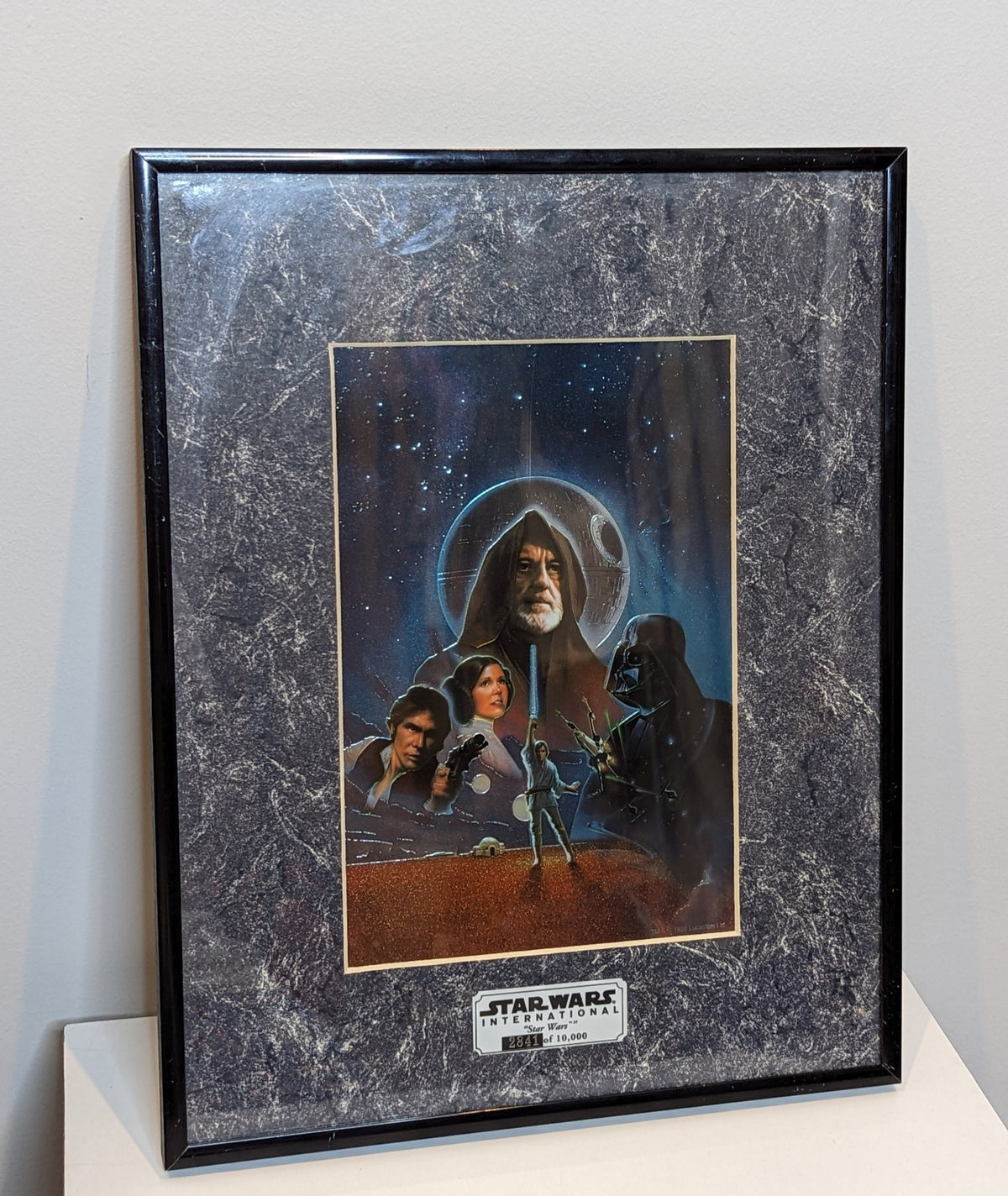 Star Wars Authentic Chromart Collectable Framed Art, Set of 2