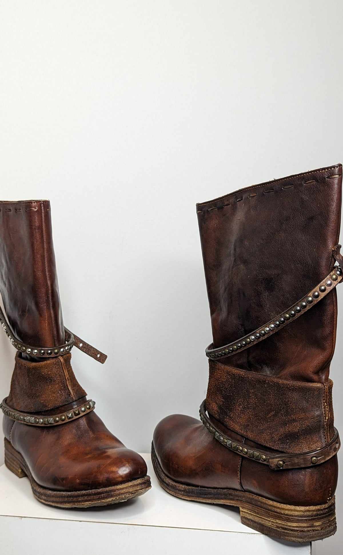 Area Forte Brown Leather Boots