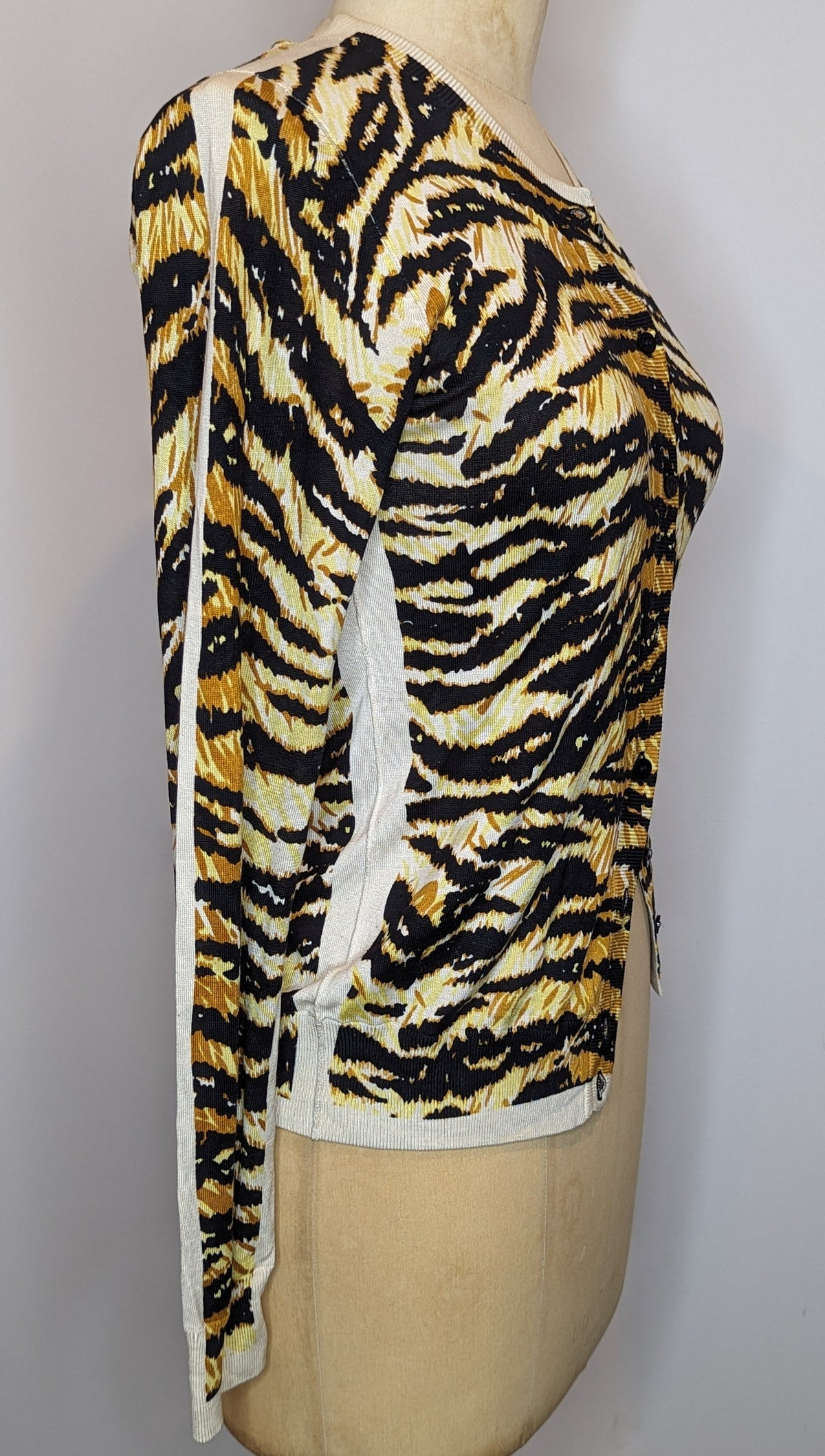 Dolce & Gabanna Animal Print Cardigan Top