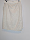 Aurelio Costarella Australia Off-White Sequin Draped Wrap Skirt