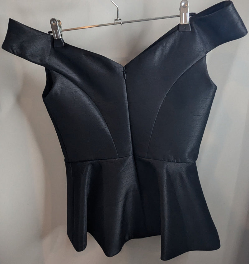 C/MEO Cameo The Label Black Off Shoulder Peplum Bustier