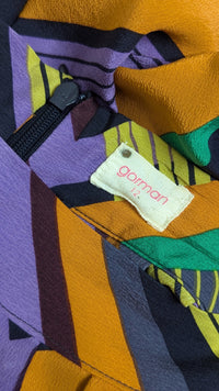 Gorman Multicolour Geometric Silk Skirt