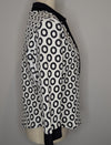 Joseph Ribkoff Black & White Pattern Stretch Jacket