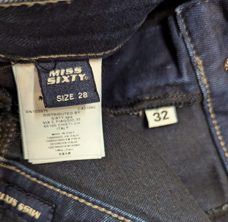 Miss Sixty 90s 00's Y2K Slim Low Rise Jeans