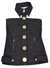 En More Black Strapless Vest Top