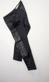 Sass & Bide Greaty 180 Black Lace Print Skinny Jeans