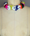 J.Crew Multicoloured Crystal Beaded Pom Pom Necklace