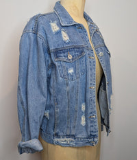 Delilah Distressed Denim Jacket