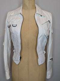 Sportsgirl White Denim Jacket