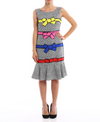 Moschino Boutique Graphic Print Bow Dress