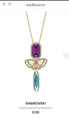 Swarovski Crystal Gold Daphne Necklace