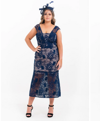 Cooper Street Blue Lace Formal Dress