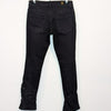 Alexander McQueen Black Slashed Stretch Denim Skinny Leg Jeans