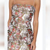 Runaway The Label Metallic Print  Floral Leaf Multicolour Pattern