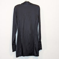 Wayne Cooper Silk Black Longsleeve Dress