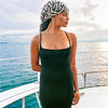 Mietta Leisurewear Black Maxi Bodycon Dress