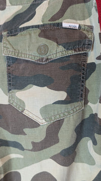 Mother Misfit Stripe Camo Jogger Pants