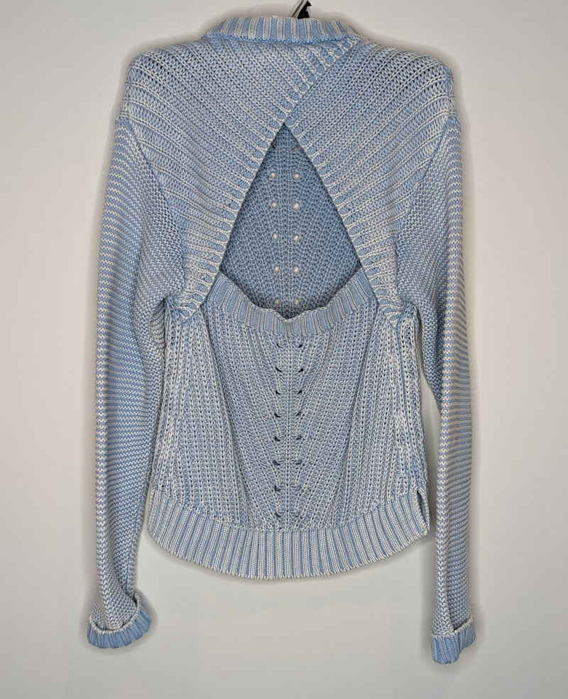 Sass & Bide Blue Step Aside Knit Jumper