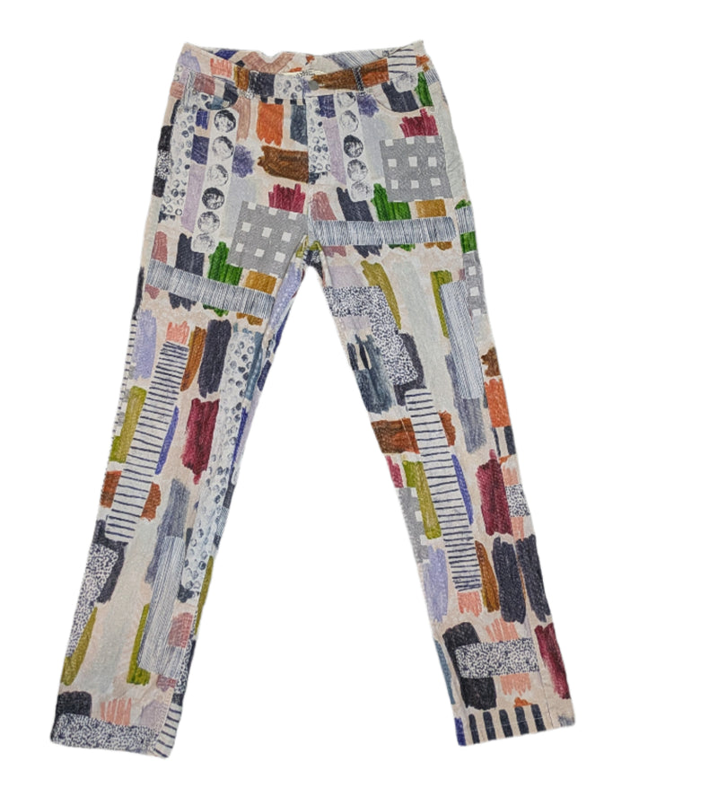 Gorman x Julia Flanagan Multicolour Pattern Print Corduroy Pants