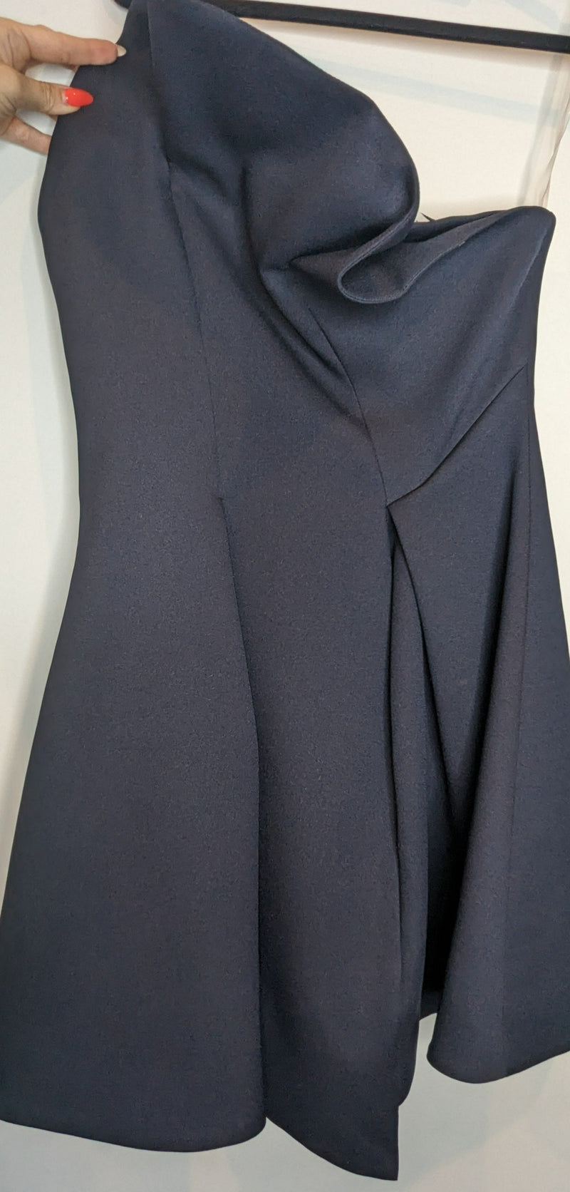 Elliott Asymmetric Navy Dress