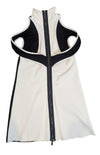 Maticevski Black & White Bodycond Designer Mini Dress