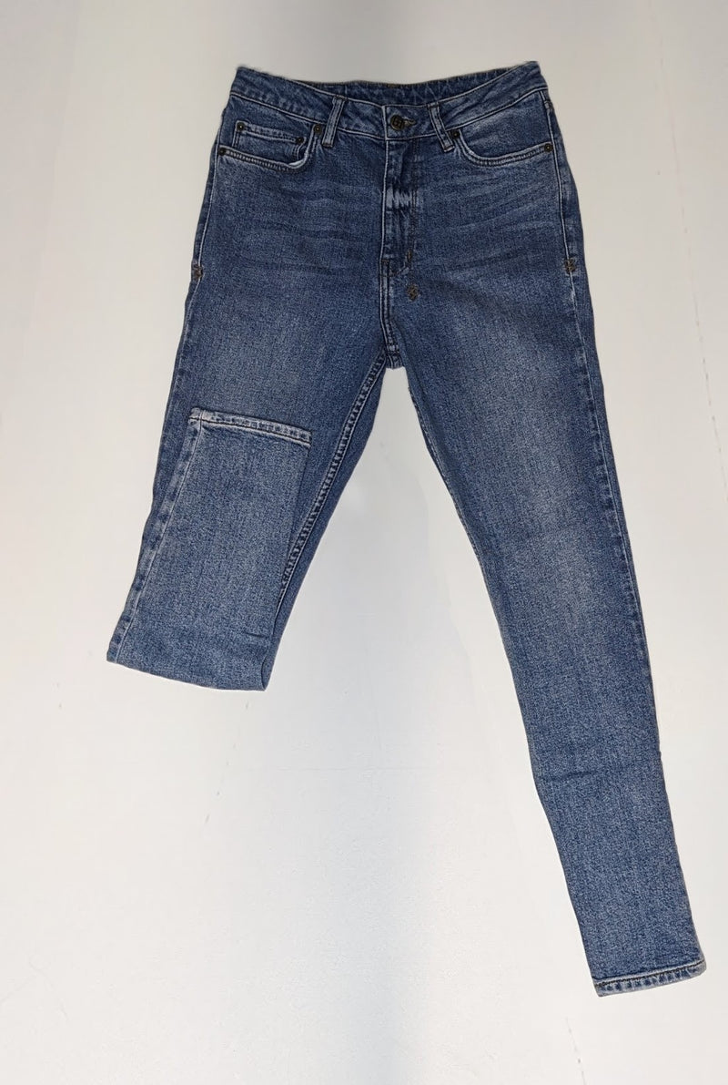 Ksubi High Rise Slim Blue Jeans