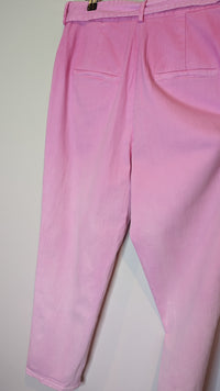 Sheike Dip Dyed Pink Belted Jeans