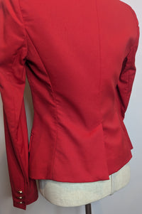 Versace Collection Vintage Red Wool Blend Blazer