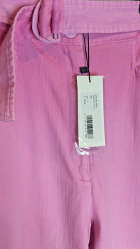 Sheike Dip Dyed Pink Belted Jeans