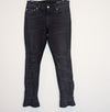 Alexander McQueen Black Slashed Stretch Denim Skinny Leg Jeans