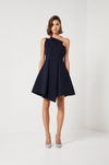 Elliott Asymmetric Navy Dress