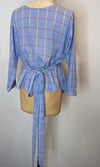 Nancy Bird Ginham Cotton Wrap Shirt