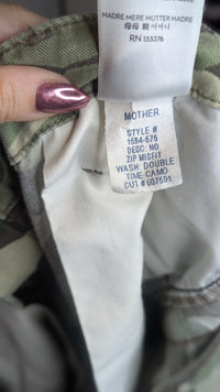 Mother Misfit Stripe Camo Jogger Pants