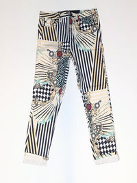 One Teaspoon High Waisted Patterned Jeans