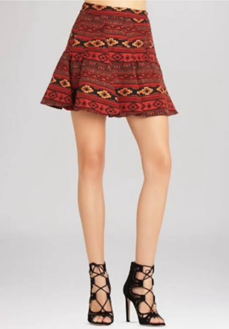 BCBGeneration Flared Mini Skirt