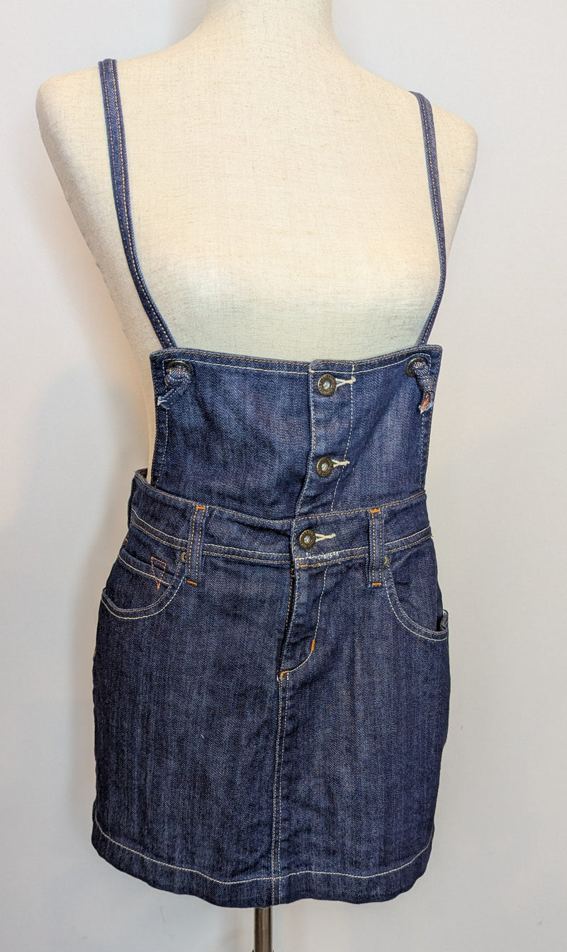 Levi's Denim Overalls Mini Dress