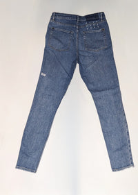 Ksubi High Rise Slim Blue Jeans