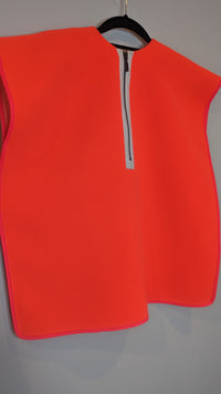 Matichevski Orange Neon Fluoro Bodice Top