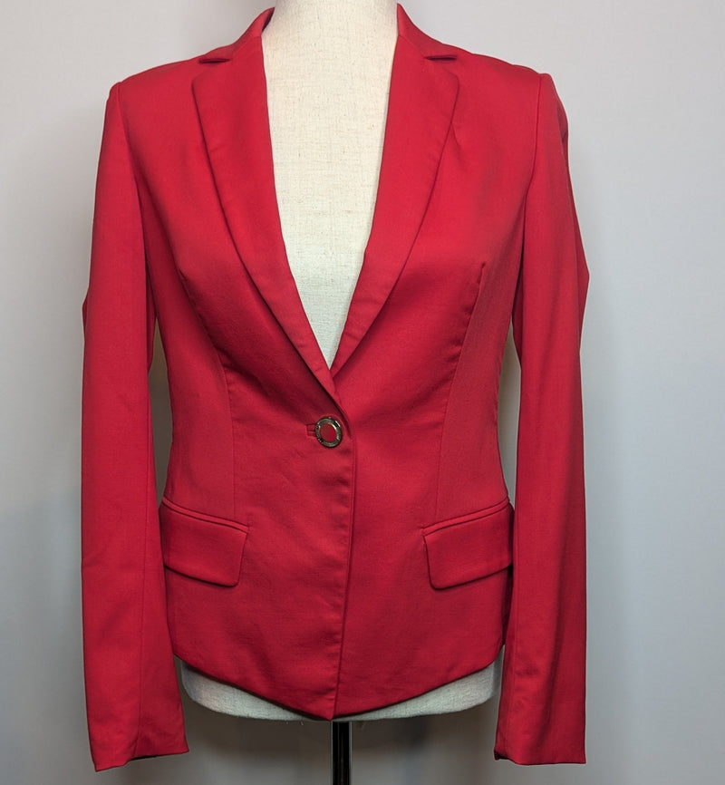 Versace Collection Vintage Red Wool Blend Blazer