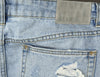 NEUW High Rise Distressed Destroyed Blue Jeans