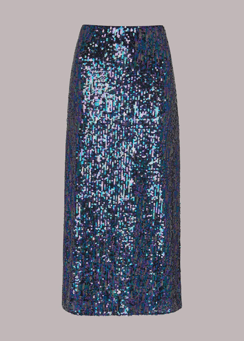 Whistles Sequin Midi Skirt