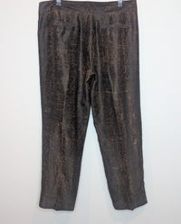 Lisa Ho Cropped Silk Pants