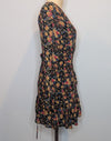 Auguste The Label Black Floral Wrap Boho Dress