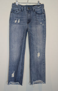 Res Denim High Waisted Straight Leg Jeans