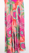 George Silk Multicolour Maxi Dress Gown